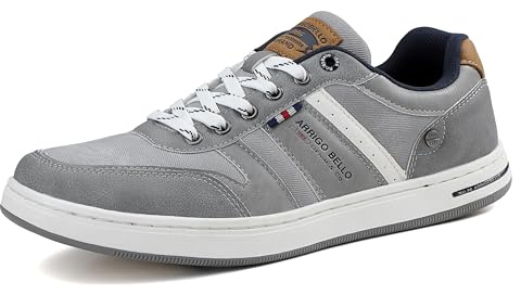 ARRIGO BELLO Mens Casual Shoes Trainer Walking Breathable Fashion Sneakers Lightweight Shoe Size 7-11UK (Grey XI, Size_9.5)