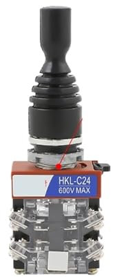 Interruptor con palanca de mandos monopalanca de 22mm, interruptor maestro cruzado basculante de 2 vías, 4 vías, reinicio automático, bloqueo automático, 2NO, 4NO, HKL-C12, C22, C14, C24(4 way Self re