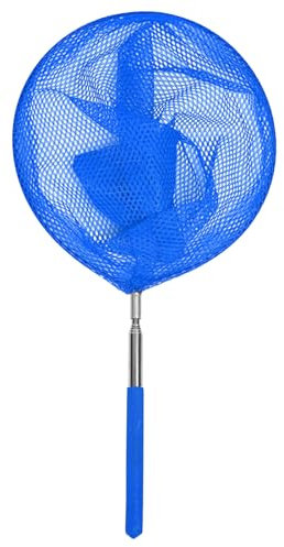 Quorvex Retino Telescopico per Piscina - Rete per Piscina | Guadino Pieghevole per Pesci | Telescopica per La Pulizia della Piscina | Attrezzatura da Pesca d'Acqua Dolce E Salata