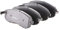 RIDEX Kit pastiglie freni Anteriore con segnalatore acustico usura 402B0508