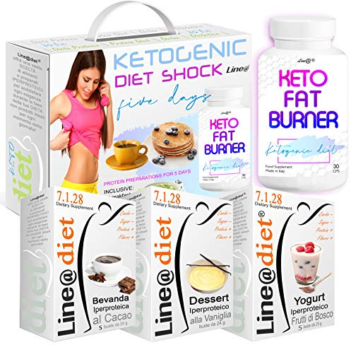 KETOGENIC Diet Shock | D-KETO D | con all'interno il POTENTE KETO Fat Burner Line@ | DIETA URTO per 5 GIORNI | PERDI PESO VELOCE !