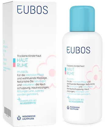 EUBOS HAUT RUHE | Pflegeöl | Medizinisches Babyöl | Vegan | 125ml