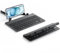 TECURS Faltbare Bluetooth Tastatur mit Ständer, Klappbare Ultraflache Tragbare Mini Kabellose Tastatur für iPad Tablet Smartphone und mehr iOS Android Windows (FR Layout)