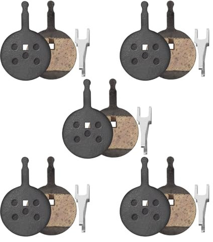 5 paires de plaquettes de frein de vélo, freins à disque, frein de rechange universel