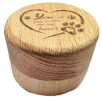 YIZITU Boîte De Rangement Classique en Bois pour Cendres d'animaux Compagnie La Conservation des Fourrures Chats Et Chiens Bien-aimés Accessoires Souvenirs Boîte Rangement