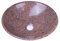 YUCHENGSTONE® Waschbecken Waschschale Steinwaschbecken 100% Naturstein, Aufsatzwaschbecken Handwaschbecken Marmor/Granit, rund, Durchmesser 33-35cm, Durchmesser Ablauf 4,5 cm