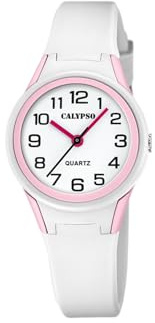 Calypso Kinderuhr Analog - Kautschuk Grau - Quarzwerk - Robustes Glas - Wasserdicht 10 ATM - Sweet Time - K5834/1