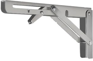 HKYBCF 2PCS 8 -20 Zoll DIY Edelstahl Dreieck Klapp Halterung Schwere Unterstützung Einstellbare Wand Bank Tisch Regal Halterung (Color : Stainless Steel 14)