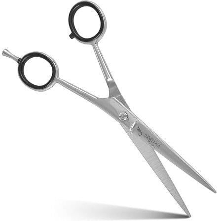 Forbici Parrucchiere Professionali Forbice per Capelli da Barbiere per Taglio di Capelli Acciaio Inossidabile Adatta per Kit Barbiere (Argento)