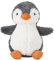 Aurasky Pinguin Kuscheltier Süß, Plüschtier 23cm zum Kuscheln & Spielen, Plüschpinguin Kissen Puppe Geschenk für Fans Kinder Mädchen Jungen (Grau)