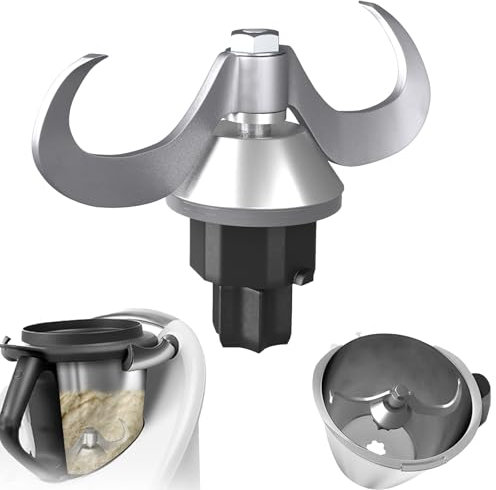 Teigmesser für Thermomix Tm31, Messer Ersatzteile für Thermomix Tm31 Edelstahl Mixmesser Ersatz Zubehör für Thermomix Tm31 für Thermomix Zubehör Schnelle Reinigung