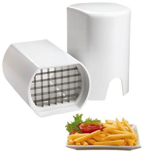 2 in 1 Potato Chip and French Fry Cutter - Multipurpose Kitchen Tool for Vegetables and Fruits