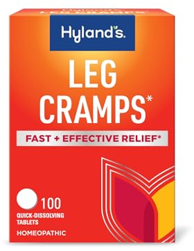 Hyland's Leg Cramps, Relief of Leg, Calf, Charley Horses, and Foot Cramps, 100 Quick-Dissolving Tablets