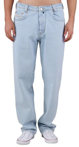 Picaldi® Zicco 472 Jeans | Loose & Relaxed Fit | Karottenschnitt Hose | Lässig & Locker Geschnitten (W34/L32, Ozzy)