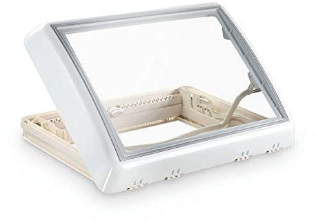 Dometic Midi Heki Style Bügel 700 x 500 mm mit Zwangsbelüftung, grau