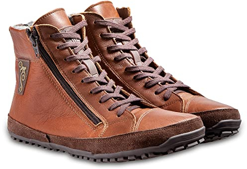 Magical Shoes Chaussures pieds nus doublées pour homme et femme - Bottes à lacets - Bottes d'hiver minimalistes - Bottes pieds nus - Chaussures en cuir - Chaussures d'hiver - Bottes minimales -