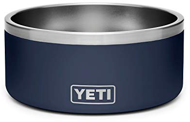 YETI Boomer 8, Stainless Steel, Non-Slip Dog Bowl, Holds 64 Ounces, Navy
