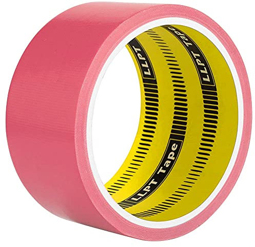 LLPT Duct Tape | Premium Color Fabric Gaffer Tape | Heavy Duty Waterproof Cloth Repair Tape for DIY Indoor Outdoor Use | 1 Pack 50MM x 9M | Pink (DT601PK)