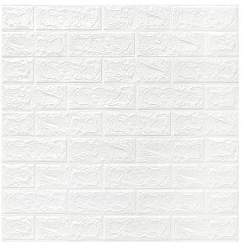3d Wandpaneele Selbstklebend, PE Wandaufkleber Wandtapete, Tapete Steinoptik Tapete Ziegel, Wandpaneele Aus Styropor Wasserdicht, 3D Tapete für Schlafzimmer Wohnzimmer Badezimmer Küche,10 Stück ( Colo