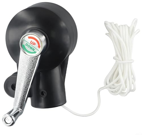 Getdoublerich 1 maniglia per ombrellone resistente, accessori per ombrelloni da patio, supporto di ricambio resistente, maniglia a manovella per esterni, adatto per riparare ombrelli pesanti