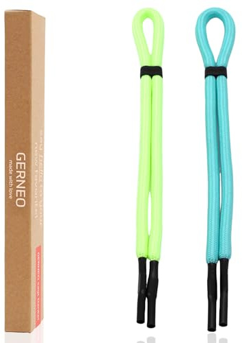 GERNEO® – Original – Cinta de neopreno flotante para gafas deportivas – brilla en la oscuridad – Ajustable con cable – Cinta impermeable para gafas deportivas y agarre firme para