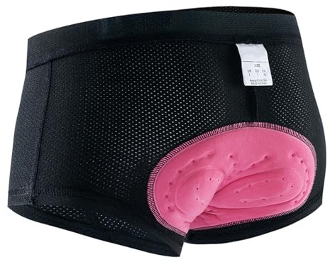 Femme Culottes Cyclisme sous-vêtements D'équitation pour Femmes Short de Cyclisme à Séchage Rapide 3D Gel Rembourré Shorts de Vélo Rembourrés Slip de Vélo Séchage Rapide Respirant