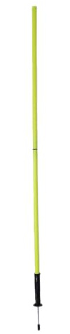 Keenso Mâts de Drapeau d'angle de Football, avec Base à Ressort, Résistant au Vent pour L'entraînement de Football, Installation Facile, Haute visibilité, 4 Pièces (Vert Fluorescent)