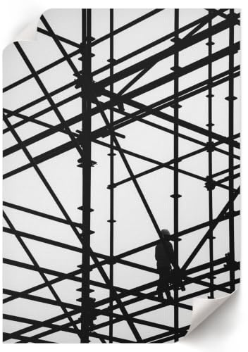 Lienzo Decorativo 59,4x84 cm| Tamaño A1 | Andamios de construcción