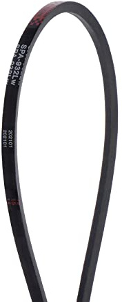sourcing map Cinghia trapezoidale SPA-932, passo 932 mm, circonferenza 13 mm, larghezza 10 mm, altezza in gomma, per trasmissione di potenza