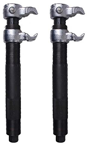 Caskunbsy Lot de 2 compresseurs de ressorts universels - Outil professionnel pour ressorts de voiture - Kit universel d'abaissement de suspension - Compresseurs pour amortisseurs - Capacité de charge