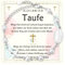 FAOMZQ Taufgeschenke für Mädchen, Taufarmband für Mädchen, Taufe Armband Geschenke Mädchen, Liebevolles Geschenk zur Taufe für Tochter Patentochter Schwester Enkelin Nichte Freundin