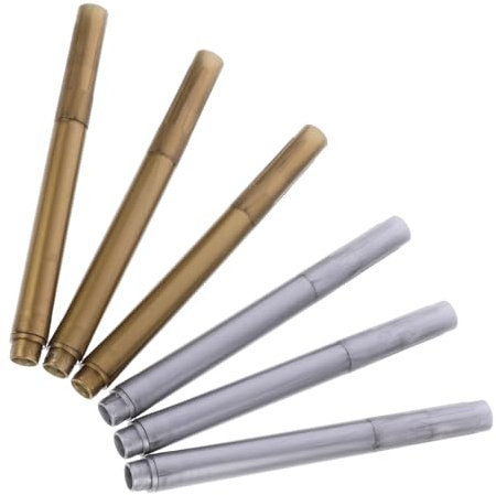 BELLIFFY 6piezas Rotuladores Lavables Para Copas De Vino Marcadores Acrílicos De Punta Fina Para Arte y Manualidades