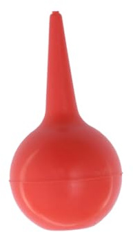 Toyvian Poire de Lavage Auriculaire Antidérapante 30 Ml en Caoutchouc Souple, Embout Effilé pour Nettoyage Sécurisé, Aspiration Puissante, pour Bébés et Adultes, Soin Auriculaire