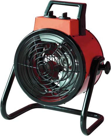 EN STOCK CHAUFFAGE CHANTIER RADIATEUR SOUFFLANT ELECTRIQUE TRAVAUX INDUSTRIEL ROND 3000 W VENTILATEUR ENTREPOT ATELIER