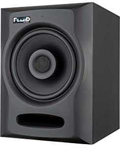 Fluid Audio FX80 Professioneller Aktiv Studiomonitor Lautsprecher für Musikproduktion - für Produzenten, DJs und Musiker – Schwarz