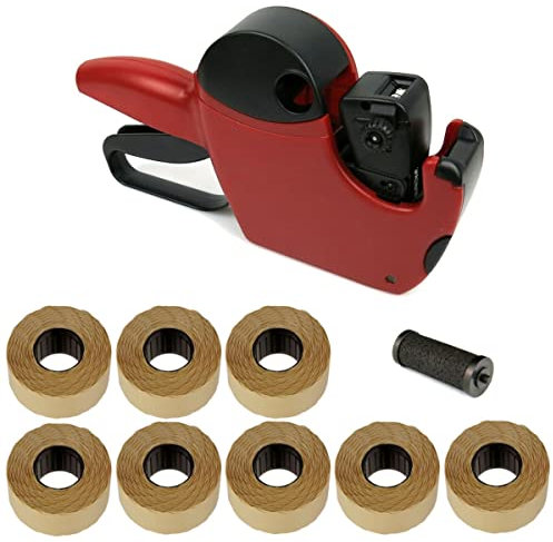 Preisauszeichner Jolly C6 6-stellig KOMPLETT-SET Angebot, einfacher Etikettenwechsel, unsere EMPFEHLUNG| inklusive 8 Etikettenrollen nach Wahl + 1 Ersatzfarbrolle| Auszeichner von PB-Onlinehandel