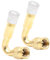 AMZSKU Lot de 2 rallonges de Valve à 45 degrés, rallonge de Valve en cuivre pour Valve d'angle de Valve de Voiture, Valve de Pneu pour Voiture, Moto, vélo, Scooter