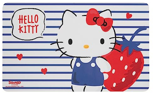 Hello Kitty Breakfast Board / Chopping Board Made of Formica Strawberry