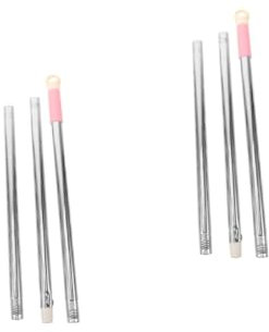 Ciieeo 2 Juegos Varilla De Escoba y Trapeador Reemplazo De La Varilla De La Fregona Mango De Trapeador Plegable Reemplazo De Palo De Trapeador Mango Retráctil Para Fregona Plástico