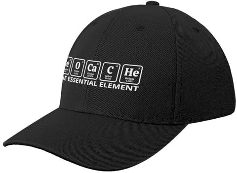 Tabla periódica de Geocaching, Ciencia, Elementos químicos, Gorra de béisbol, Gorra mullida, Gorra Derby, Gorra de Camionero, Gorras para Hombres y Mujeres