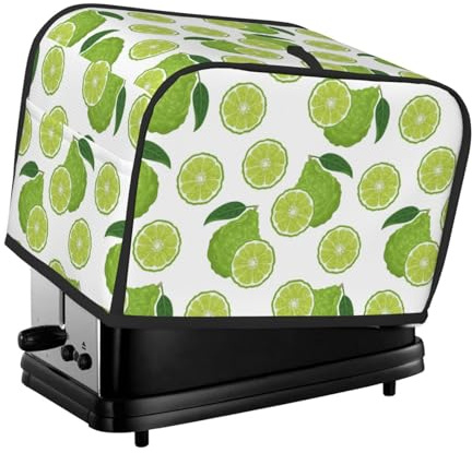 Copertura per tostapane a 2 fette, copertura impermeabile per tostapane con tasche per piccoli elettrodomestici da cucina, protezione dalle impronte digitali, lavabile in lavatrice