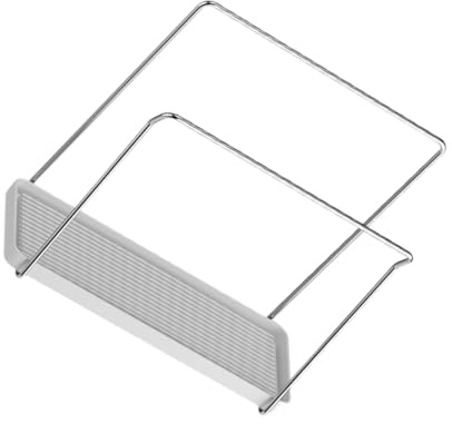 WEKADRIN Soporte para Paños De Cocina y Esponjas, Rejilla para Escurrir, Acero Inoxidable Blanco, Sistema Colgante Bandeja Desagüe, Organizador Multiusos para Limpieza En Hogar y Cocina
