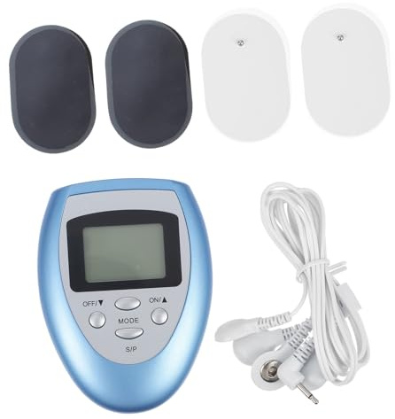 IWOWHERO Masajeador Eléctrico para Cuello y Hombros Azul Aparato Inteligente Modos Ajustables para Fisioterapia Corporal y Alivio Muscular Herramienta Portátil para Cuidado Cervical
