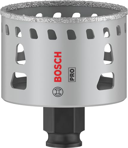 Bosch 1 sierra perforadora Pro Tile Power Change Plus (para azulejos duros, azulejos blandos, 60 mm de diámetro, accesorio profesional)