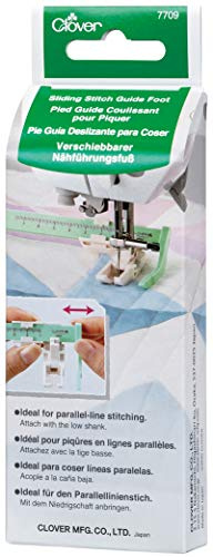 Clover CL7709 7709 - Pie de Costura deslizable, Color Blanco
