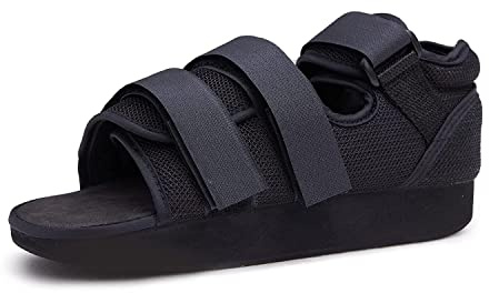 Zapatos postoperatorios para zapatos médicos de pie roto para caminar con punta fundida para operación de cirugía de pie, fractura o úlcera (XL)