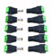 10 Stück 5,5 mm x 2,1 mm Männlich und Weiblich DC-Stecker Buchse Netzadapter für CCTV-Kamera, LED-Leiste leuchtet Adapter Plug Jack Adapter Connector (5 x DC Buchse, 5 x DC Stecker)