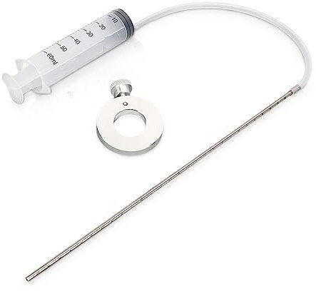 Motorcycle Fork Oil Level Gauge, ABS Metal Corrosion Resistance Fork Suspension Tool, 60ml Duarble Intuitive Display Motorcycle Fork Oil Level Gauge for Motorbike