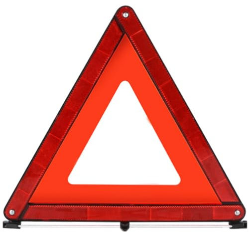 UKCOCO KFZ Warndreieck: Auto Pannendreieck - Faltbarer Pannenwarndreieck Warndreieck KFZ für maximale Sicherheit im Straßenverkehr