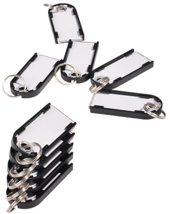 Pavo - Technologie magnétique, lot de 50 porte-clés magnétiques, aimants, 50 pièces - Noir 8012152